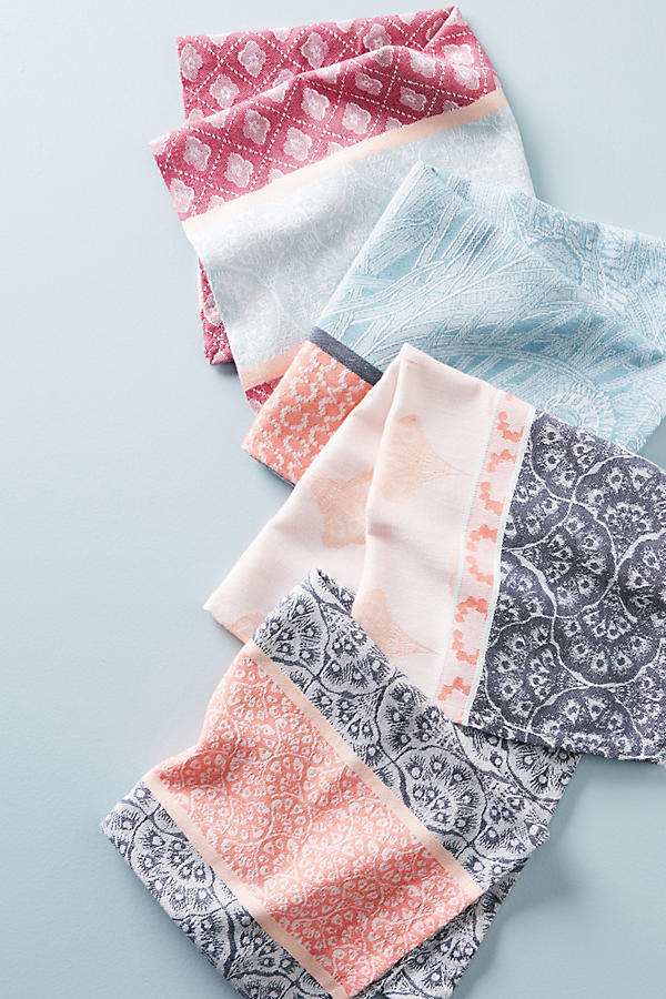 Slide View: 1: Liberty for Anthropologie Jacquard-Woven Napkin Set