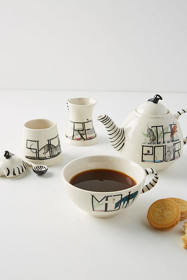 Slide View: 3: Animal Alphabet Sugar Pot