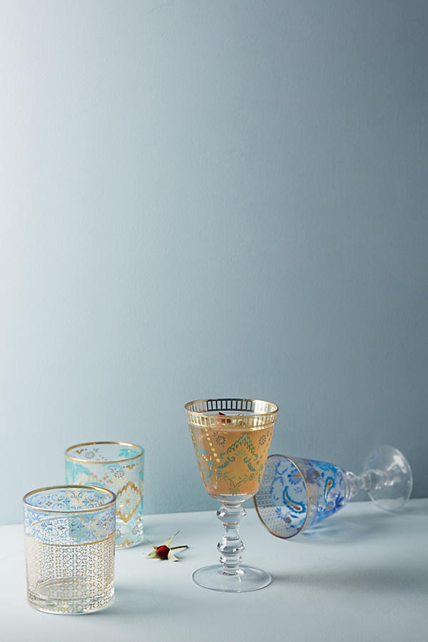 Slide View: 3: Be Our Guest Wine Glass
