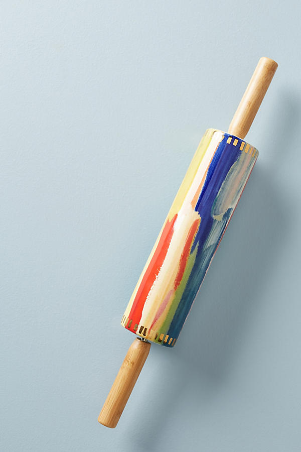 Slide View: 1: Painter's Palette Rolling Pin