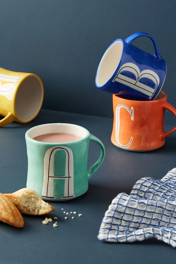 Slide View: 1: Colorway Monogram Mug