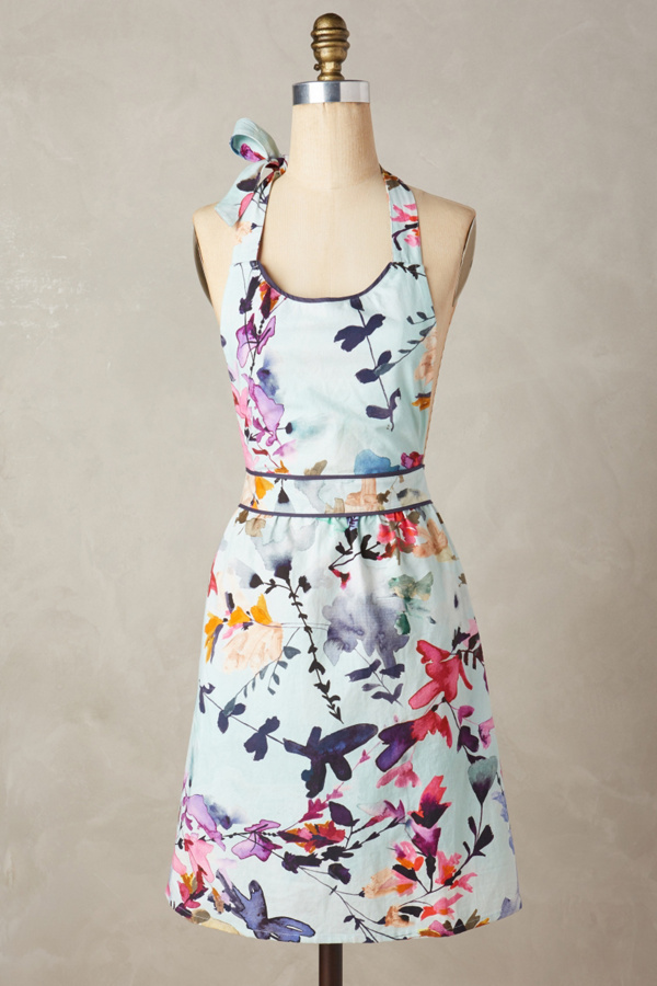 Wildflower Study Apron Anthropologie UK