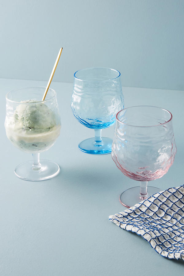 Slide View: 2: Liah Textured Wine Glass