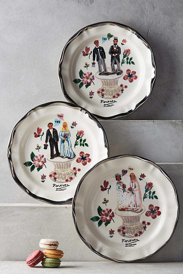 Slide View: 3: Francophile Dinner Plate